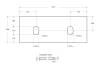 Столешница под раковину BelBagno KEP-120-2-CEM-W0 Cemento, 121.6x46.8x1 фото 2