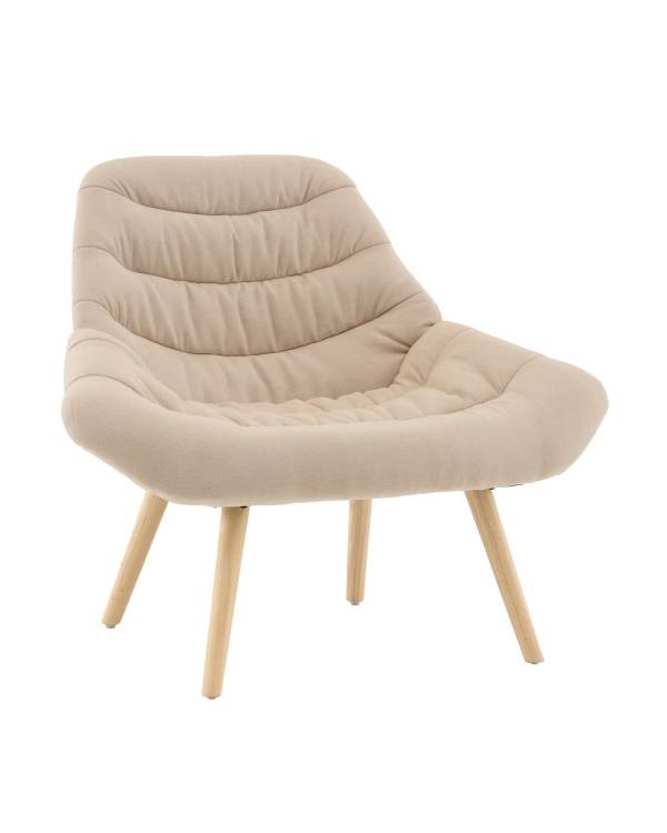 Кресло Stool Group Олби Страйпс QH-2805K 263-2 dark beige бежевый