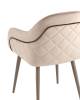 Стул Stool Group Новел New LV-110-H61/H74K-02-7006(P) серо-коричневый ножки бежево-серые фото 6