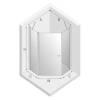 Душевое ограждение NEW TRENDY NEW SOLEO  90x90x195 K-0607 (хром) фото 3