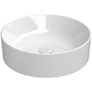 Раковина GSI Kube X 942711 45 см, белая глянцевая