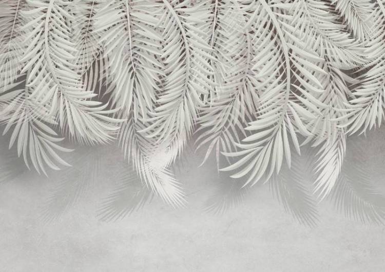 3D Фотообои Artegrafico «Нежный пальмовый занавес» TP-061 песок