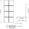 Душевая перегородка Wasserkraft Glan 66W 100 см, профиль черный матовый фото 3