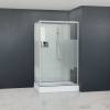 Душевая кабина RGW Andaman 411320792-913 профиль сатин браш, стекло прозрачное, 120x90x200 фото 2
