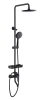 Душевая стойка Avrora Moon AV3540 со смесителем, черный