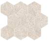 Мозаика Atlas Concorde Boost Stone A67I White Mosaico Hex 25x28.5