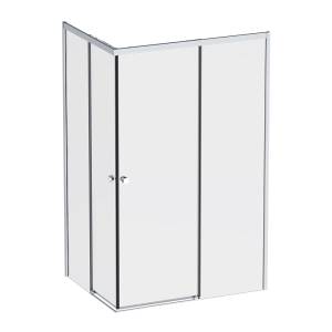 Душевой уголок AM.PM X-Joy W94G-403-12090-MТ Square Slide 120х90, матовый хром, прозрачное