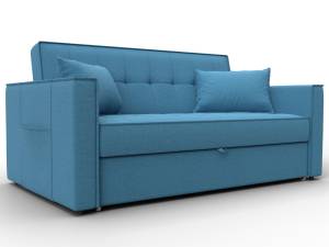 Диван прямой Лига Диванов Лига-104 (140) 134861 Голубой