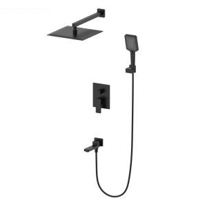 Душевой комплект Wonzon & Woghand WW-88087068-MB черный