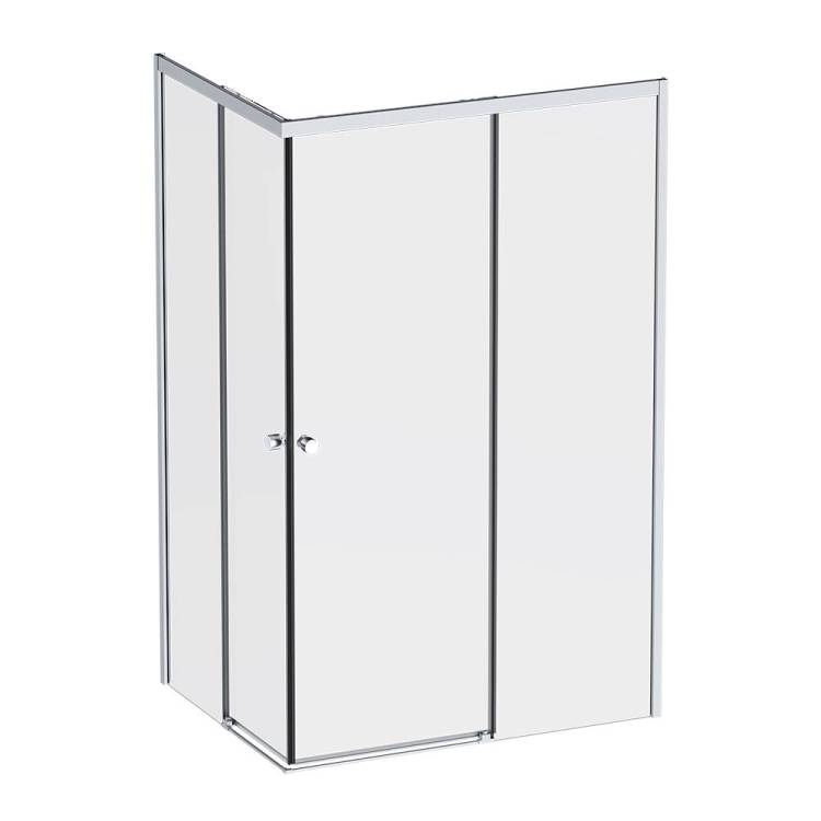 Душевой уголок AM.PM X-Joy W94G-403-12090-MТ Square Slide 120х90, матовый хром, прозрачное