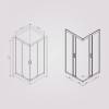 Душевой уголок AM.PM Gem W90G-403-090BT 90x90, профиль черный фото 8
