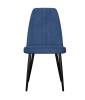 Стул Дик DikLine 326 00-00074242 B8 BLUE, ножки черные фото 2
