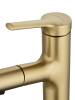 Смеситель для раковины Wonzon & Woghand WW-A40862-BG с выдвижным изливом, брашированное золото фото 5