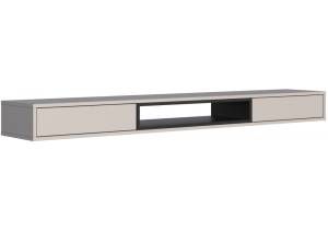 ТВ тумба Woodville Делора 674719 кашемир / черный