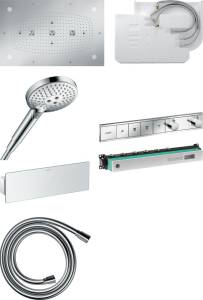 Душевой комплект Hansgrohe Raindance Rainmaker 680/460 (3 jet) 28418000 + 26530000 + 28272000 + 26456000 + 15382000