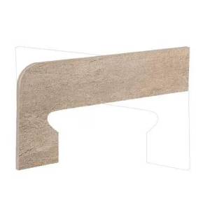 Плинтус Exagres Mediterraneo Zanq. Arena Izquierda Левый 17.5x39.5