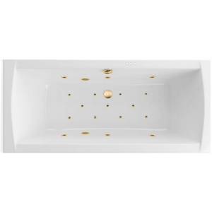 Акриловая ванна Excellent Aquaria Lux Slim 180x80 WAEX.AQU18S.RELAX.GL с гидро и аэромассажем, 