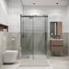 Душевой уголок Grossman Classic 120.K33.04.1490.10.00 профиль хром, стекло прозрачное, 140x90x195 фото 3
