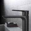 Смеситель для раковины Black&White UK8302B 8302BUK высокий, Matt Black фото 4