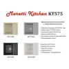 Мойка кухонная Maretti Kitchen KT575-BE бежевый, 57.5x49.5 фото 4
