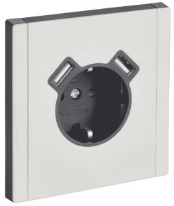 Розетка 1-местная с заземлением, шторками и USB Type A+A IEK Forte&Piano FP-R14-16-U21-D31-M-K01 белый