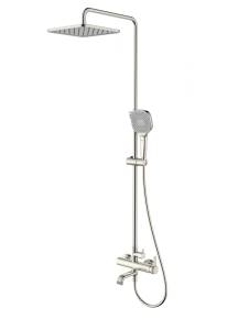 Душевая стойка Wonzon & Woghand Tetra WW-841214-BN брашированный никель