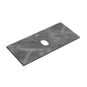 Столешница Sancos TT120A1X с отверстием под смеситель, Black Sky, 120x46