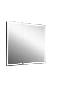 Шкаф-зеркало Continent Mirror Box МВК052, черный 800х800