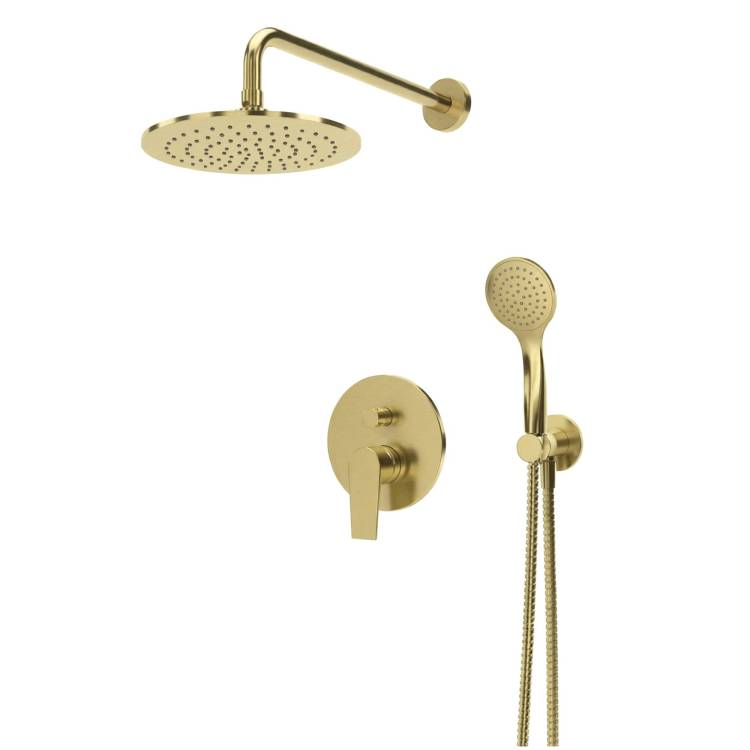 Душевая система Cezares Nautic NAUTIC-DSIP-SR золотая