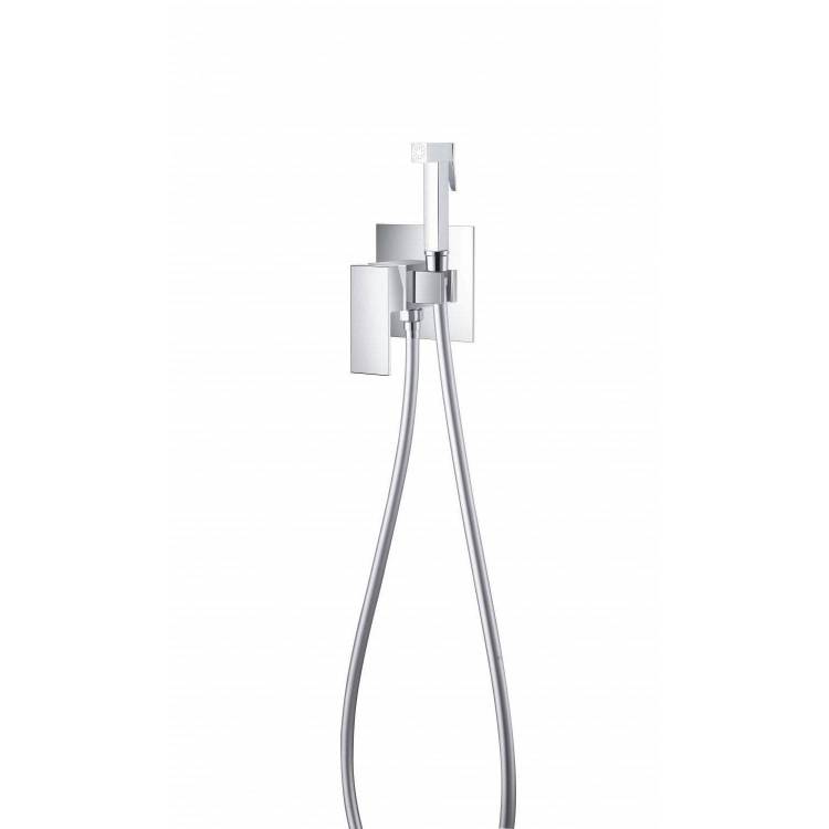 Гигиенический душ D&K Liszt Bayern DA1514501 хром, встраиваемый, со смесителем