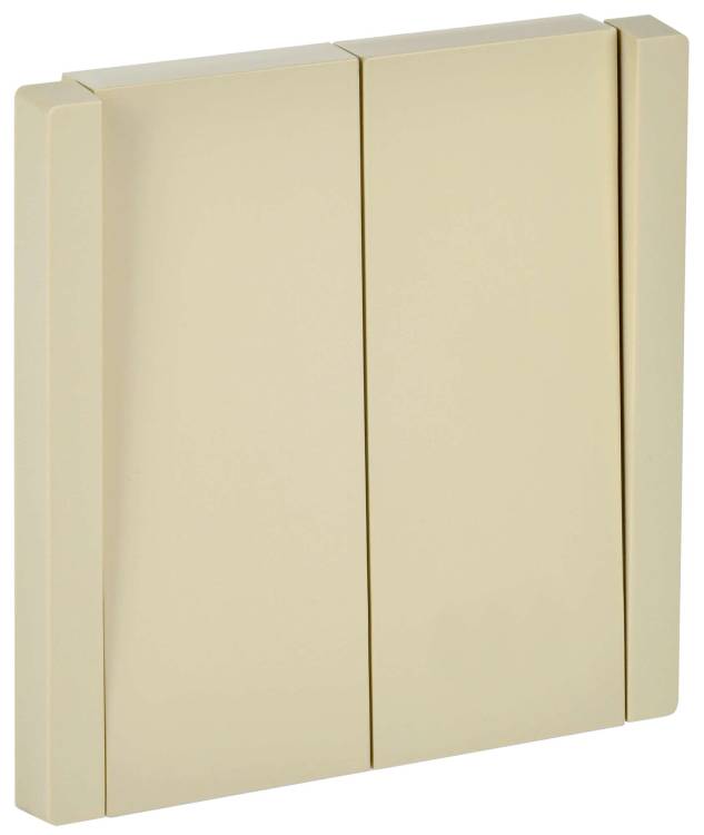 Выключатель 2-клавишный IEK Forte&Piano FP-V20-0-10-1-K10 ваниль