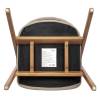 Стул Bradex Home Alan RF 0818 латте букле с ножками цвета орех фото 10