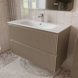 Тумба с раковиной Terminus Sicilia SIC101002200501O капучино, 100x62