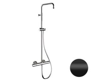 Душевая система Remer Elegance EQ32ASSDNO черный матовый, с термостатом