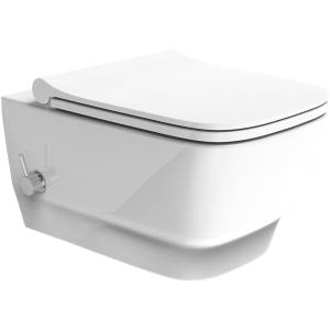 Унитаз подвесной Boheme Bello 971-2-W с функцией биде, белый глянцевый