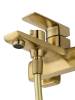 Смеситель для ванны Wonzon & Woghand WW-88639003A-BG с душем, брашированное золото фото 3