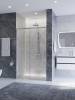 Душевая дверь в нишу Cezares PLANE-BF-1-110-C-CR профиль хром, стекло прозрачное, 110x195 фото 2