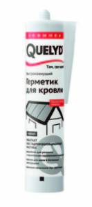 QUELYD быстросохнущий герметик для кровли,черный  (300мл)