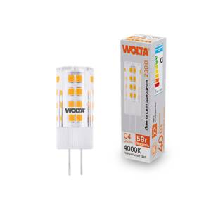 Светодиодная лампа Wolta WSTD-JC-220V5W4KG4-C