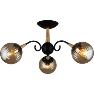 Трековый светильник Reluce 04886-0.3-03 BK+WOOD