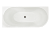 Акриловая ванна Royal Bath Nero RB710301L-BL левая, белая, 170x78