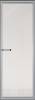 Межкомнатная дверь Profil Doors 1 AGN цвет профиля Серебро, стекло безопасное 4 мм прозрачное 700x2000