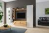 Стенка в гостиную Атлант Loft-20 белый, дуб вотан