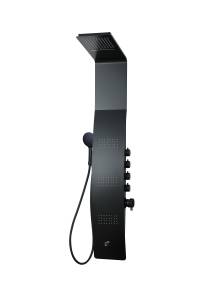 Душевая панель Taliente TA-G-A04Bb+s черная