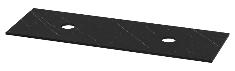 Столешница Misty Виста УТ000025082 Черный мрамор, 150 см