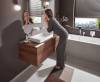 Смеситель для ванны с душем Hansgrohe Vivenis 75415700 матовый белый фото 3