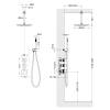 Душевая система Timo Saona SX-2399/00SM с термостатом, хром фото 4