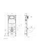 Система инсталляции для унитазов Cezares CZR-201-P 500x165x1125 фото 8