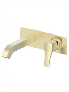 Смеситель для раковины Wonzon & Woghand Flex WW-88869072-BG встраиваемый, брашированное золото