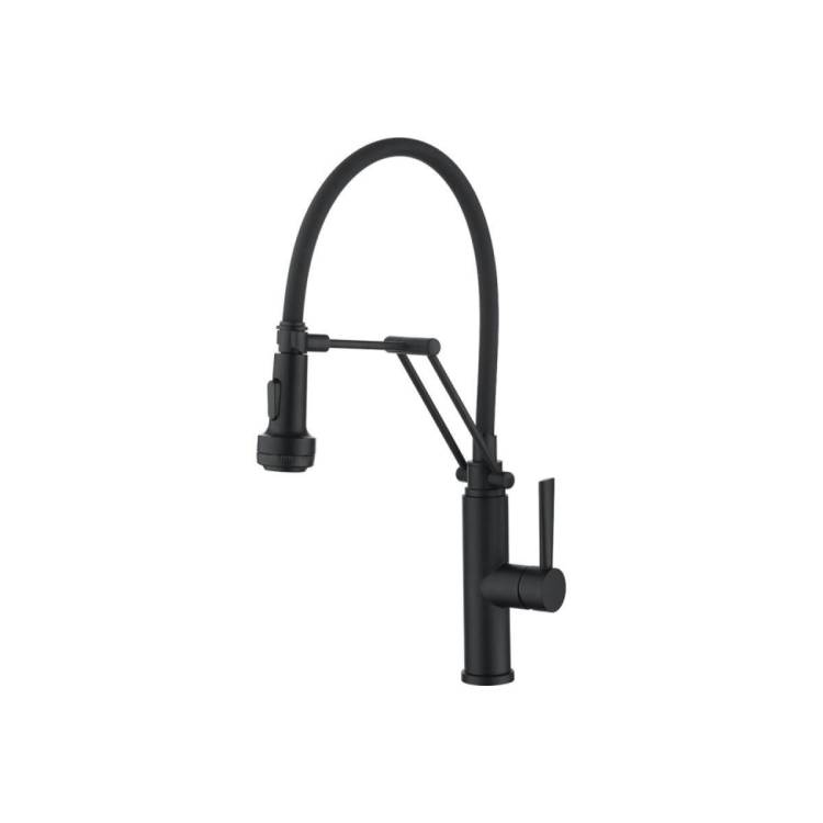 Смеситель для кухни EMAR Steel ECB 7012 Black